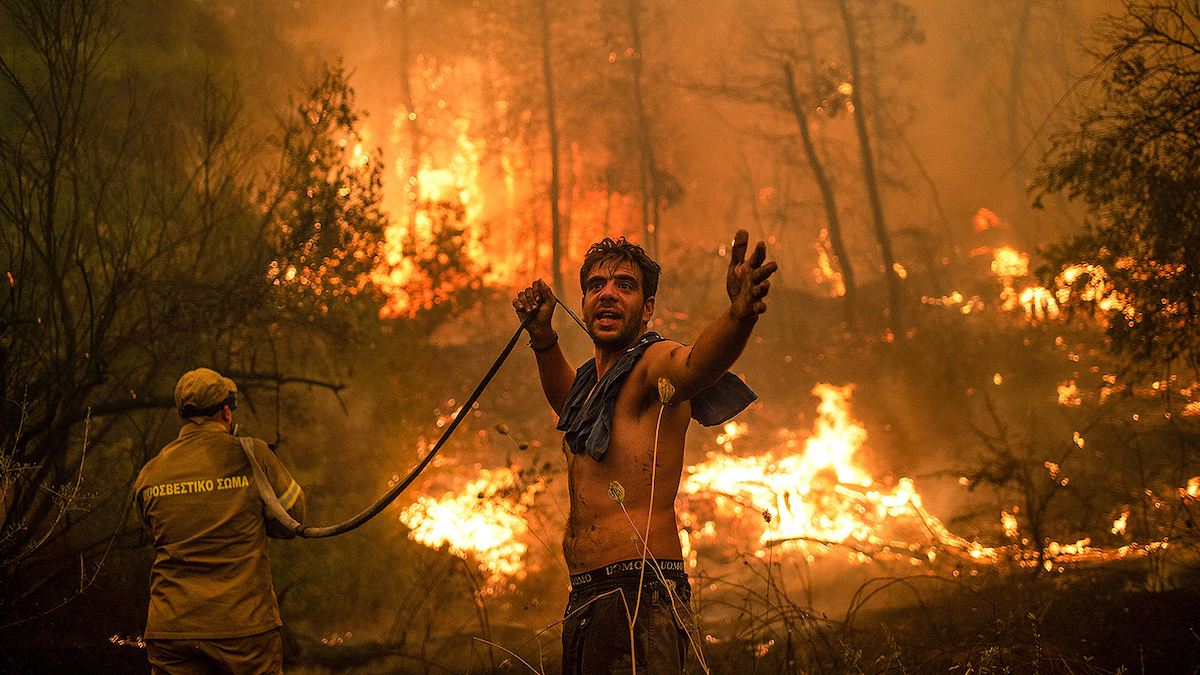 Wildfires across Europe